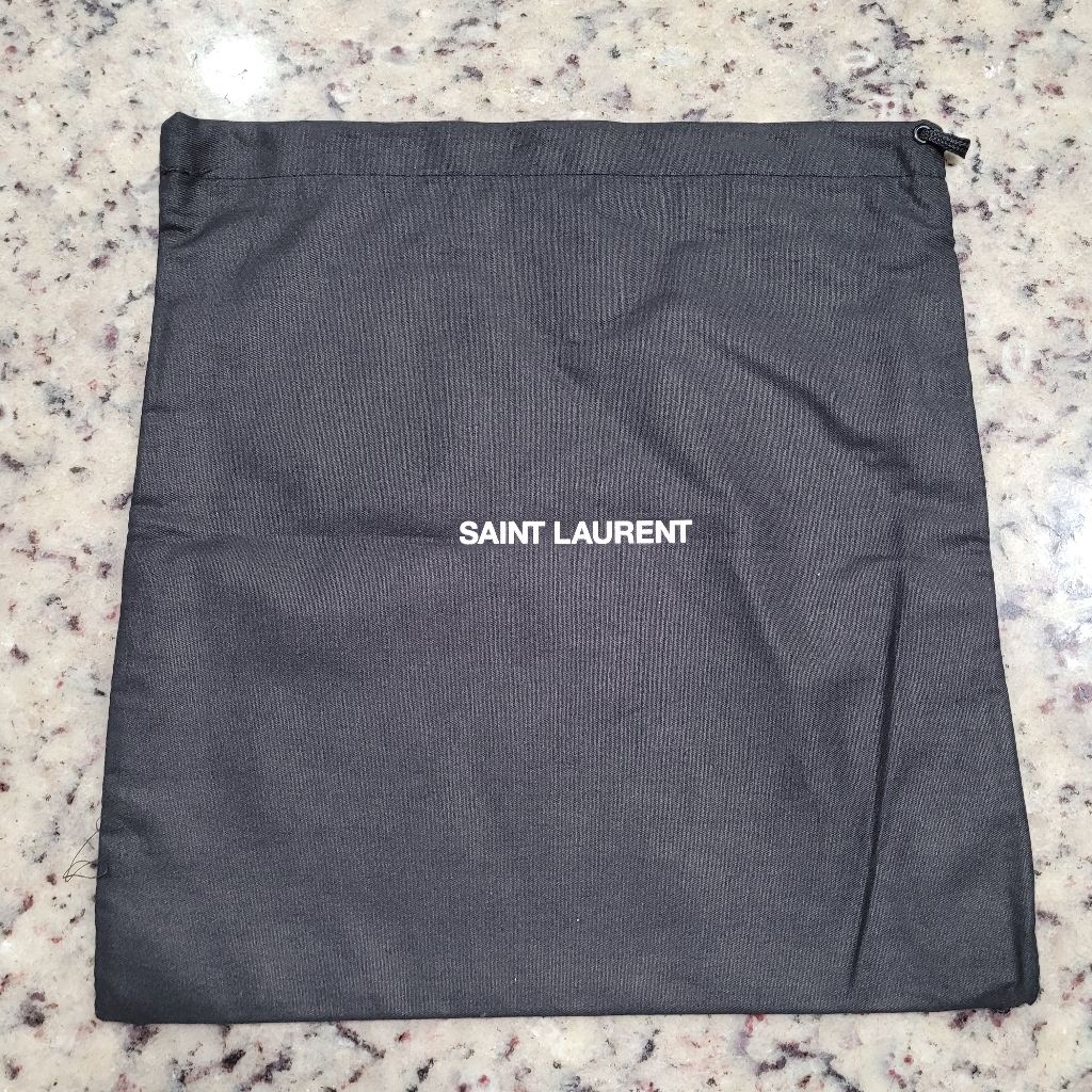 Black Saint Laurent Dust Bag 11x12 Black Saint Laurent Dust Bag 11x12